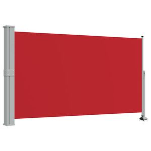 vidaXL Patio Retractable Side Awning 140 x 300 cm Red