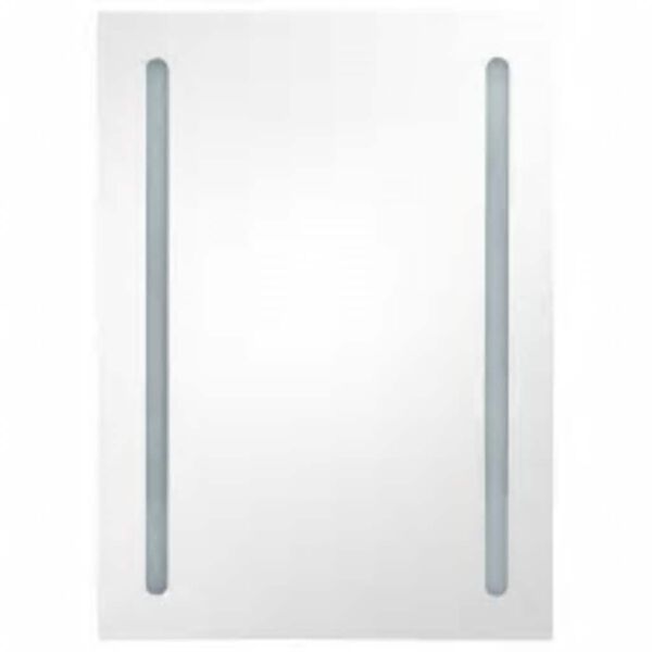 vidaXL LED Bathroom Mirror Cabinet 50x13x70 cm