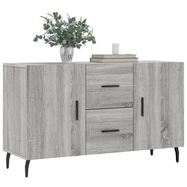vidaXL Sideboard Grey Sonoma 100x36x60 cm Engineered Wood