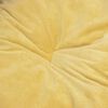 vidaXL Dog Bed Black and Yellow 99x89x21 cm Plush and Faux Leather