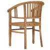 vidaXL Garden Chairs 2 pcs Solid Teak Wood