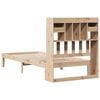 vidaXL Bookcase Bed without Mattress 75x190cm Solid Wood Pine
