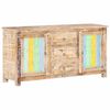 vidaXL Sideboard 151x40x75 cm Rough Acacia Wood