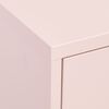 vidaXL Storage Cabinet Pink 80x35x101.5 cm Steel