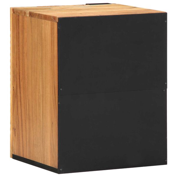 vidaXL Bathroom Sink Cabinet Solid Acacia Wood 38 x 33.5 x 48 cm