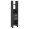 vidaXL Book Cabinet Grey 40x35x180 cm Engineered Wood