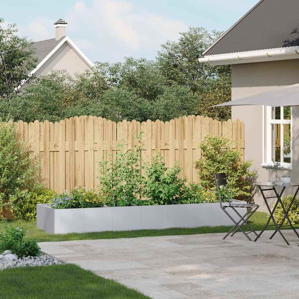 vidaXL Planter 280x80x40 cm Galvanised Steel