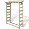 vidaXL Firewood Storage Shed 150x44x176 cm Impregnated Pinewood