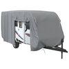 vidaXL Caravan Cover Grey 610x250x220 cm Non-woven Fabric