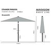 Madison Garden Parasol Tenerife 300 cm Round Grey