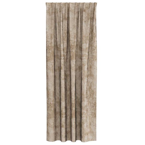 vidaXL Velvet Curtains 2 pcs Champagne 260 x 140 cm Velvet
