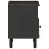 vidaXL Bedside Cabinets 2 pcs Black 40x33x46 cm Solid Wood Mango