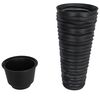 vidaXL Planter with Removable Inner Anthracite 18/45 L PP Grooved Look