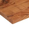 vidaXL Table Top 80x30x2.5 cm Rectangular Solid Wood Acacia