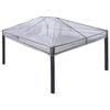 vidaXL Gazebo Cover Replacement 400 x 300 x 32 cm Transparent PVC