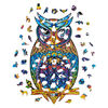 UNIDRAGON 650 Piece Wooden Jigsaw Puzzle Charming Owl Royal Size 35x60 cm