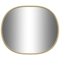 vidaXL Wall Mirror Gold 30x25 cm