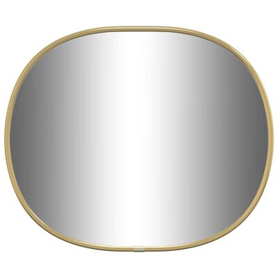 vidaXL Wall Mirror Gold 30x25 cm