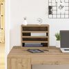 vidaXL Desk Organiser Artisan oak 36 x 26 x 29.5 cm Engineered wood