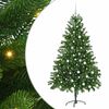 vidaXL Christmas Tree with 300 LEDs with Stand Green 180 cm PE