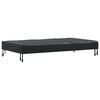 vidaXL Table Cover Plain Black 72 x 122 x 15 cm Fabric