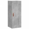 vidaXL Highboard Concrete Grey 34.5x34x180 cm Engineered Wood