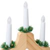 vidaXL Christmas Candle Bridge 3 pcs Brown 39.5 x 5 x 29 cm