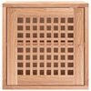 vidaXL Wall Cabinet 42x18x42 cm Solid Wood Walnut