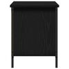 vidaXL TV Cabinet Black Oak 102 x 35 x 45 cm Engineered Wood