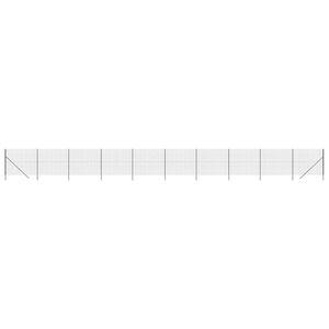 vidaXL Wire Mesh Fence Anthracite 2.2x25 m Galvanised Steel