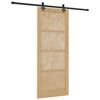 vidaXL Sliding Door ORKDAL Natural 86 x 211 cm Solid Pine Wood
