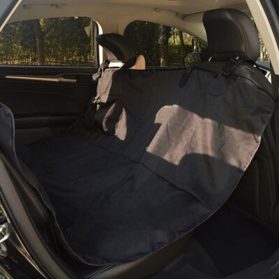 vidaXL Pet Rear Car Seat Cover 148x142 cm Black