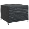vidaXL Furniture Cover Plain Black 113 x 113 x 73 cm 600D