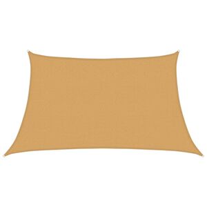 vidaXL Sunshade Sail 160 g/m&sup2; Trapezium Light Grey 3/4x2 m HDPE