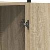 vidaXL Bathroom Cabinet Sonoma 33 x 33 x 185.5 cm Engineered Wood