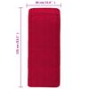 vidaXL Beach Towels 6 pcs Burgundy 60x135 cm Fabric 400 GSM