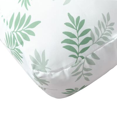 vidaXL Pallet Cushion Leaf Pattern 60x60x8 cm Oxford Fabric