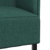 vidaXL Highback Sofa Dark green 109 x 56 x 121 cm Fabric