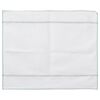 vidaXL Cleaning Cloths 5 pcs White with Green Stripes 50x60 cm