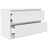 vidaXL TV Cabinet White 80x35x54 cm Engineered Wood