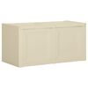 vidaXL Cushion Box | White | 100% PP (polypropylene) | Medium | Cushion Box