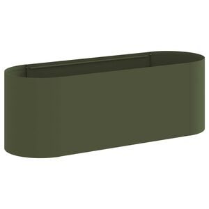 vidaXL Raised Garden Bed Olive Green 120 x 40x 40 cm