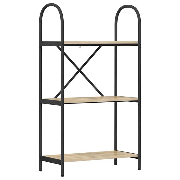 vidaXL Bookshelf Sonoma Oak 60 x 30 x 109 cm Engineered wood