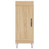 vidaXL Highboard Sonoma Oak 34.5x34x180 cm Engineered Wood