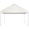 vidaXL Gazebo with Roof White 17.84x4.08x3.22 m Polyethylene