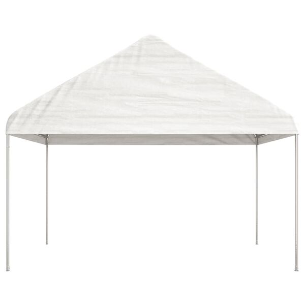 vidaXL Gazebo with Roof White 17.84x4.08x3.22 m Polyethylene