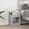 vidaXL End Table 2 pcs Concrete Grey 30.5 x 30 x 45 cm Engineered Wood