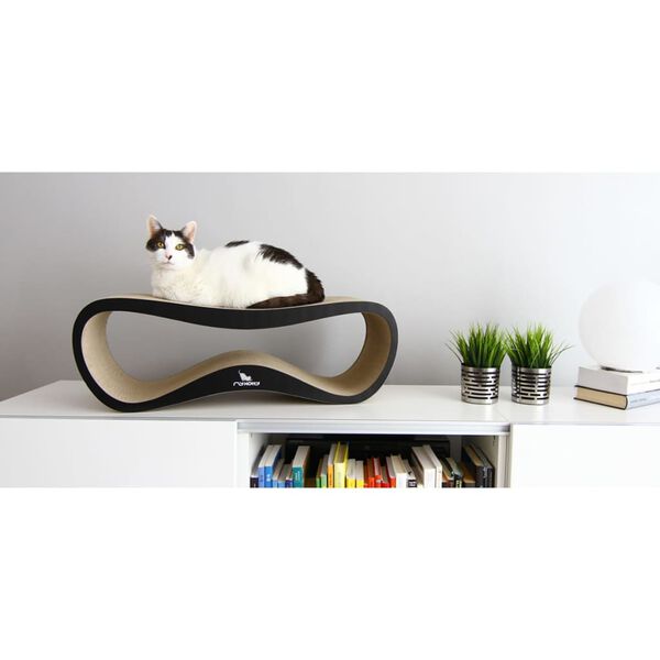 MyKotty Cat Scratcher LUI 75x25x25 cm Black 3083