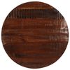 vidaXL Table Top Ø 70x2.5 cm Round Solid Wood Reclaimed