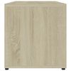 vidaXL TV Cabinet Sonoma Oak 80x34x36 cm Engineered Wood